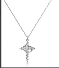 Crown Cross Necklace