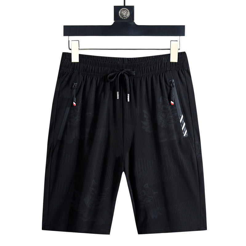 Thin Fitness Running Beach Five-Point Pants
