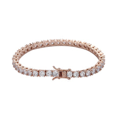 Tennis Chain Copper Zircon Single Row Hip Hop Bracelet