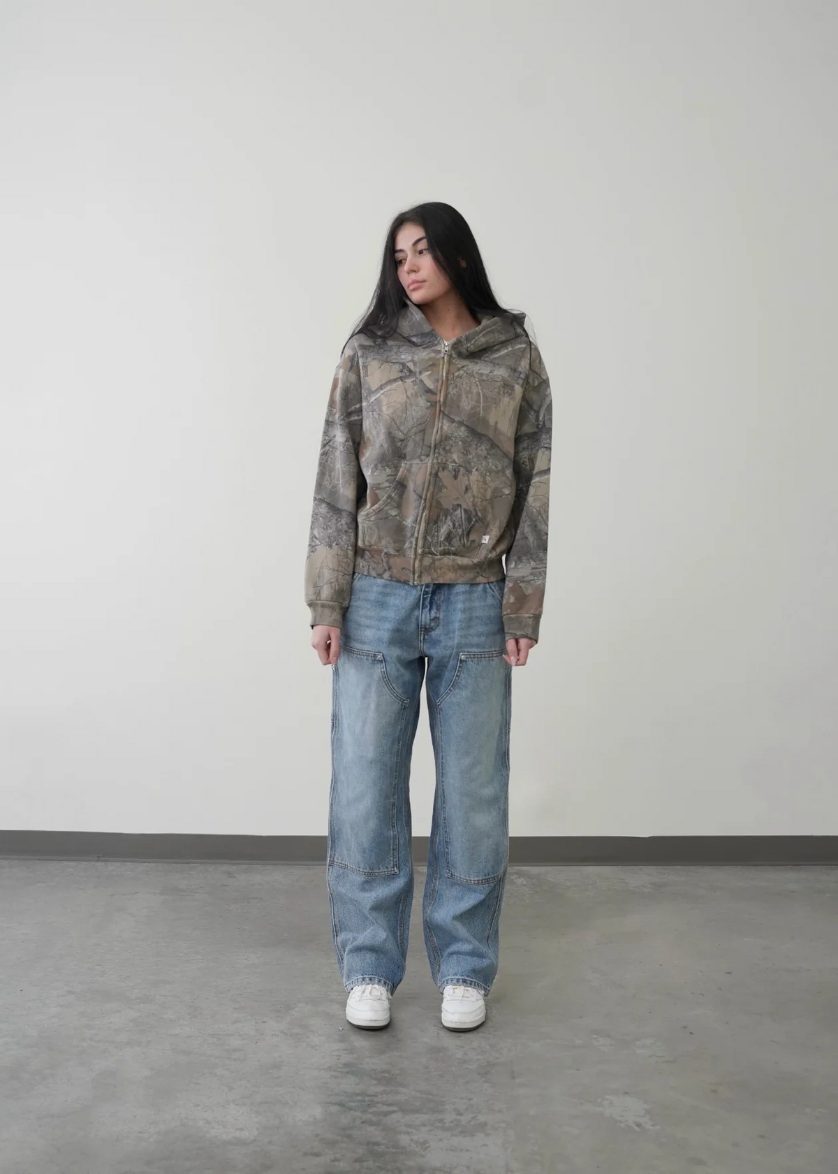 Urban Camo Retro Hoodie