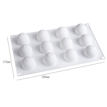 Middle Ball Mousse Silicone Baking Mold