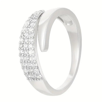 Elegant Adjustable Sparkle Ring