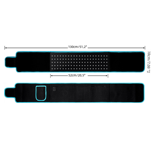 Long Wave Red Light Therapy Heating Waist Belt
