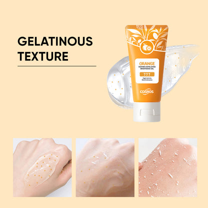Orange Exfoliating Whitening Gel for Skin Care