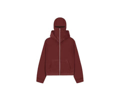 Men's Hooded Zip-Up Baseball Jacket