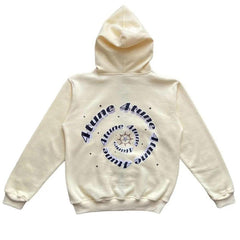 Star Printed Zip Up Hoodies